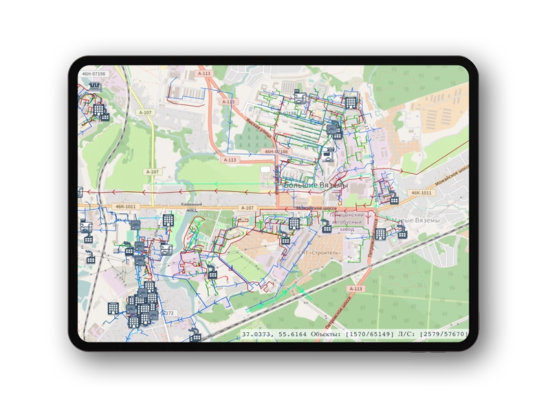 Карта предприятий